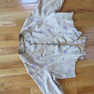 Magnolia pearl Leather Star Jacket
